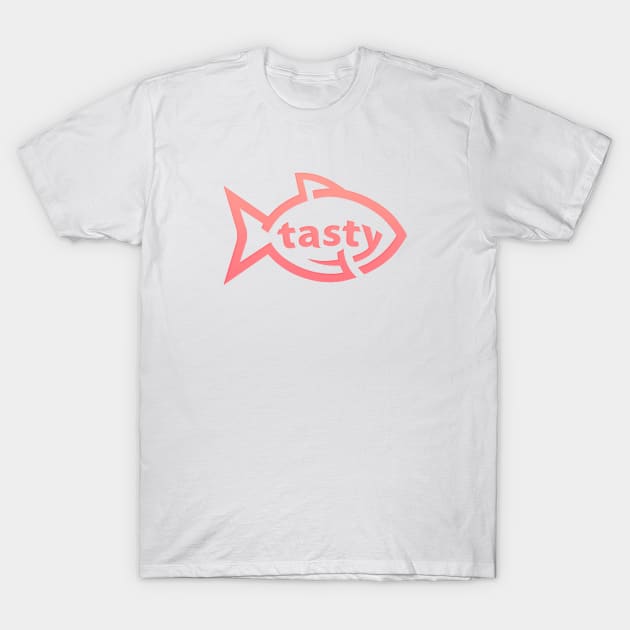 Tasty Fish Shapestyle T-Shirt by Bombastic Graphics